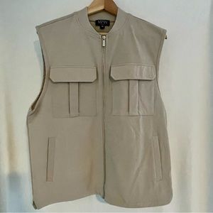 Boho man safari vest